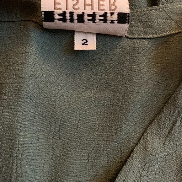 Eileen Fisher Blue Top - Picture 8 of 9